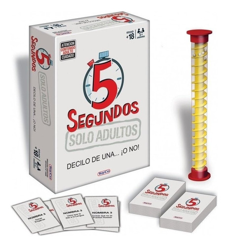 Juego De Mesa 5 Segundos Edicion Solo Adultos Toyco