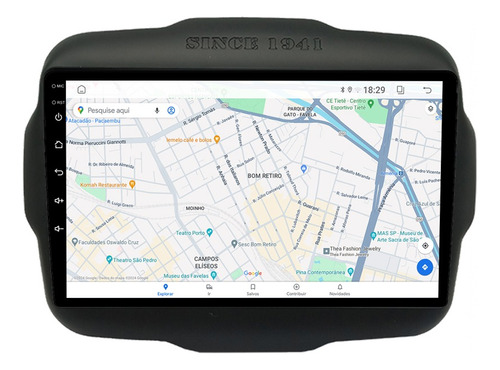 Multimidia Renegade 22/25 9p Android 14 Carplay 4gb 64gb