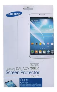 2 Peliculas Screen Protector Para Galaxy Tab3 8,0 Inc