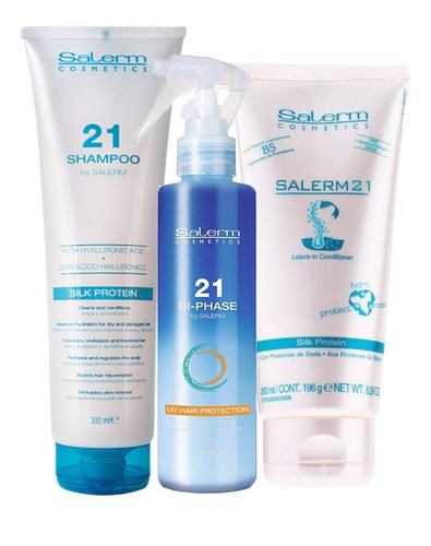 Salerm 21 Kit Shampoo + Bi-fase + Crema 200 Ml