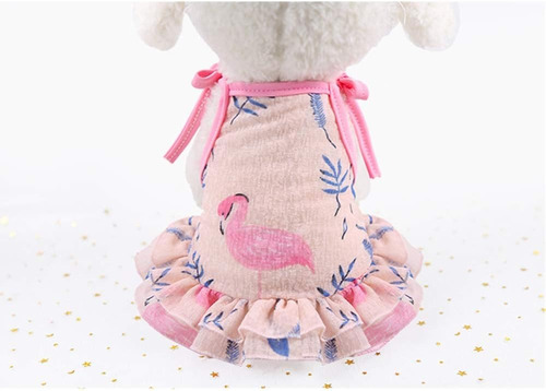 Vestido Ropa Para Perritas Y Gatos Mascota Verano Rosado