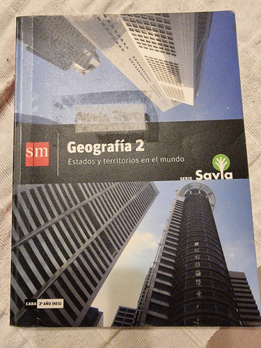 Geografía 2 Estados Y Territorios En El Mundo. Usado. Ed Sm