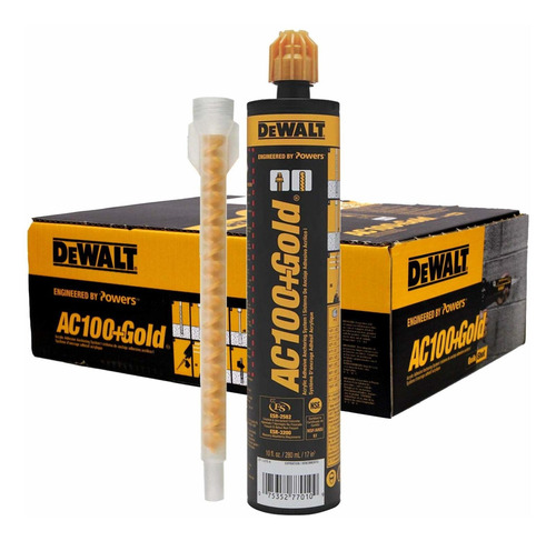 Dewalt Ac100+ Gold Quik-shot Adhesivo Epoxi Acrílico (estuch