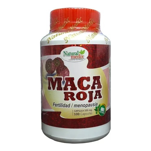 Maca Roja Natural 100 Capsulas 