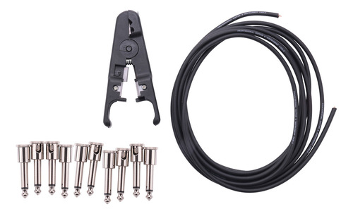 Kit De Cable De Pedalera Sin Soldadura Para Guitarra De 3 M,