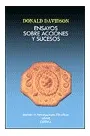 Comprar Libro Ensayos Sobre Acciones Y Sucesos  (critica \u002F Filosofia