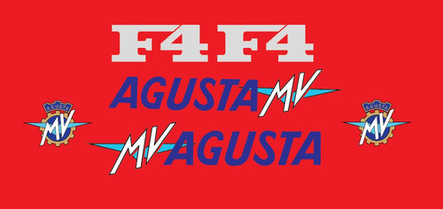 Calcomanías Stickers Para Rin Y Tapas Mv Agusta F4 2007