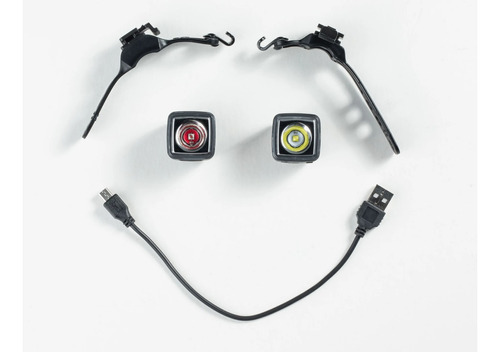 Juego Luces Para Bicicleta Bontrager Ion 100 R/flare R City Color Negro