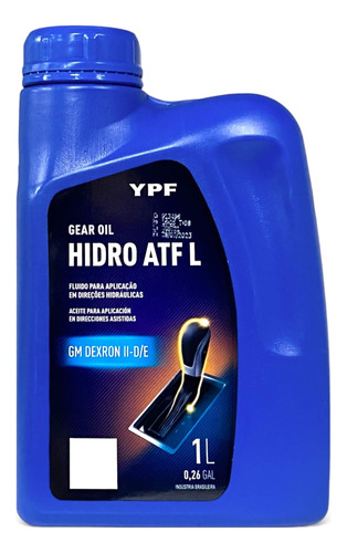 Óleo Para Direção Hidraulica  Atf Mineral Ypf - 1 Litro