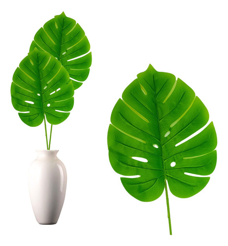Planta Artificial Hoja Monstera Costilla De Adan