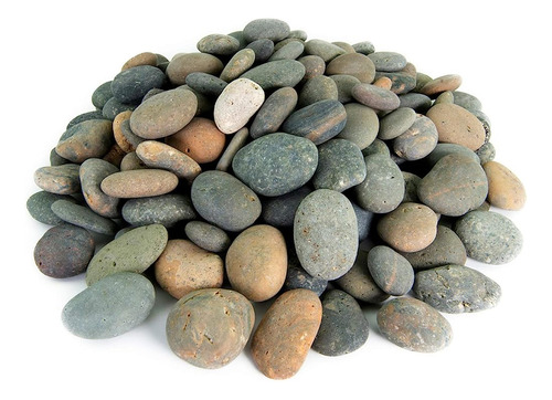 Playa Mexicana De Guijarros | 20 Libras De Piedras Lisas Sin