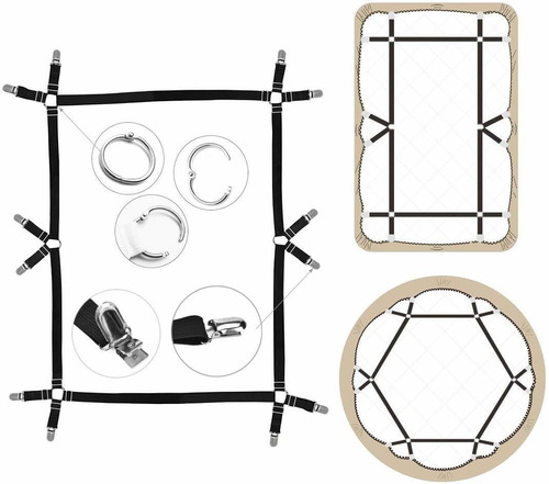 Correas De Soporte De Sã¡banas, Clips De Sã¡banas, Tens...