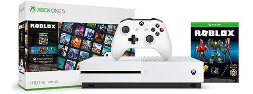 Consola Xbox One S 1tb Bundle Roblox 2500 Robux Extras Mercado Libre - 2500 robux roblox cualquier consola mercadolider gold