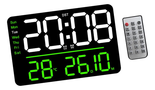 Reloj De Pared Digital Reloj Despertador Reloj Grande