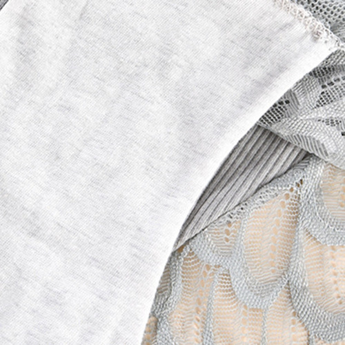 O Ropa Interior De Encaje A Media Cintura Para Mujer, Talla