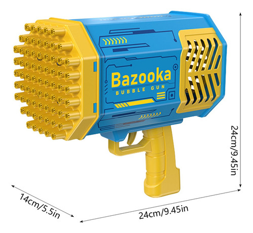 Yi Ametralladoras De Burbujas De Bazooka De 69 Agujeros Con
