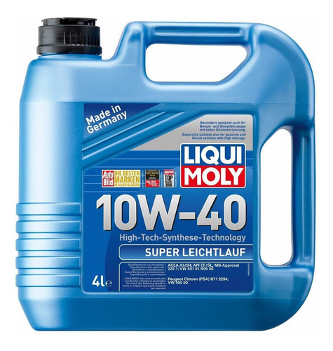 Liqui Moly  Leichtllauf 10w40 Sintetico Hc  4l 9504 L46