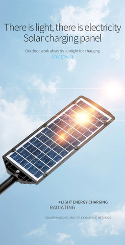 Foco Led Solar Sensor Movimiento 1000w