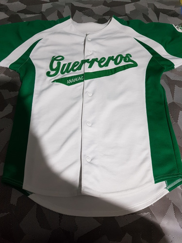 Casaca Beisbol Mexico Guerreros Liga Nacional Jersey Juvenil