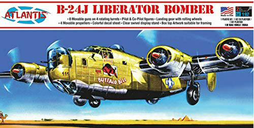B-24j Liberator Wwii Bomber Buffalo Bill Kit De Modelo De Pl