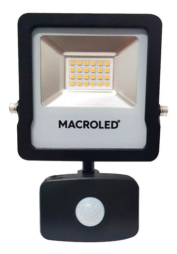 Imagen 3 de 10 de Proyector Reflector Sensor Movimiento 30w Luz Led Macroled