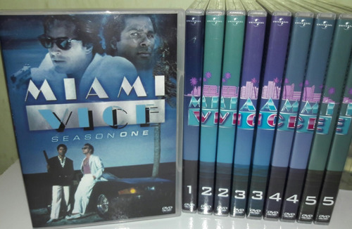 Dvd Miami-vice - A Série Completa E Dublada ( 32 Dvds )