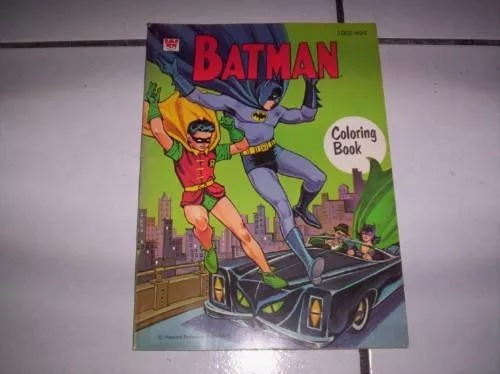 Batman Coloring Book Libro De Colorear Año 1967 +++