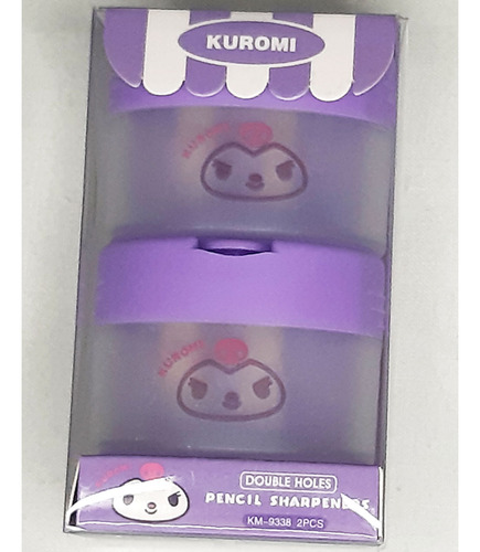 Un Par De Sacapuntas Doble Con Tapa Y Contenedor Sanrio