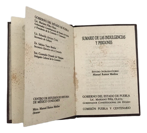 Primer Impreso Poblano 1642 Edición Facsimilar Indulgencias.