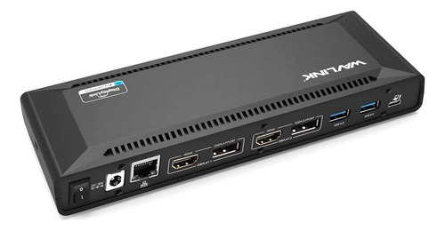 Docking Station Hub Wavlink Usb Type-c Dp Hdmi 4k Rj45 Pd