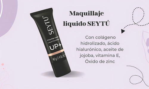 Base de maquillaje Seytú Líquido FPS15 resistente al agua y al sudor