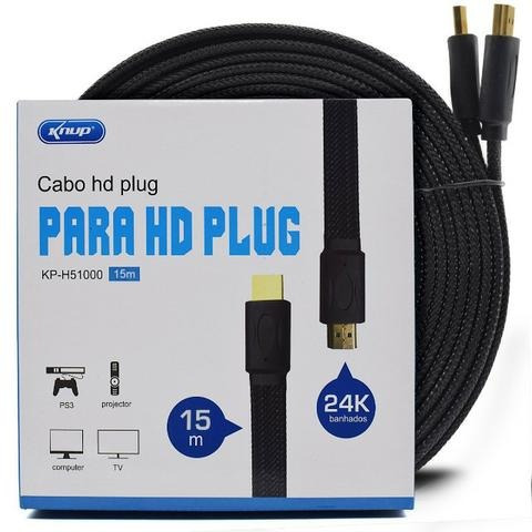 Cabo Hdmi 15 Metros Blindado 1.4 Ultra Hd 4k 3d Banhado Ouro