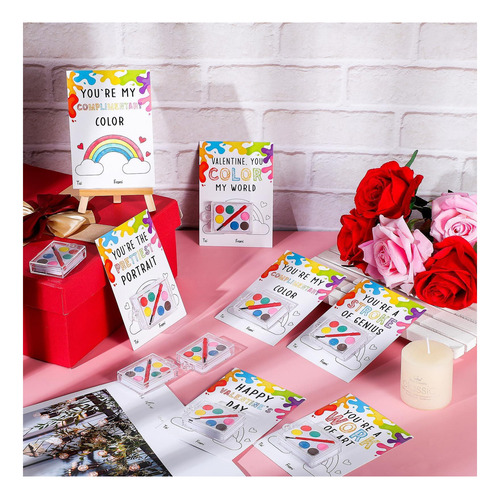 El Conjunto De Tarjetas De Regalo Del Día De San Valentín 24