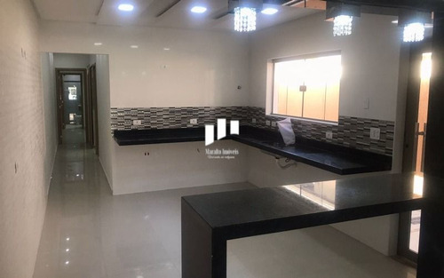 Imagem 3 de 15 de Casa Nova Alto Padrão No Caiçara Em Praia Grande Sp.