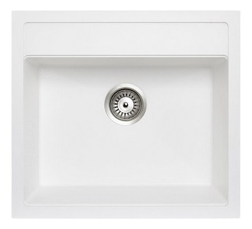 Pileta De Cuarzo Blanco 56cm X 51cm 