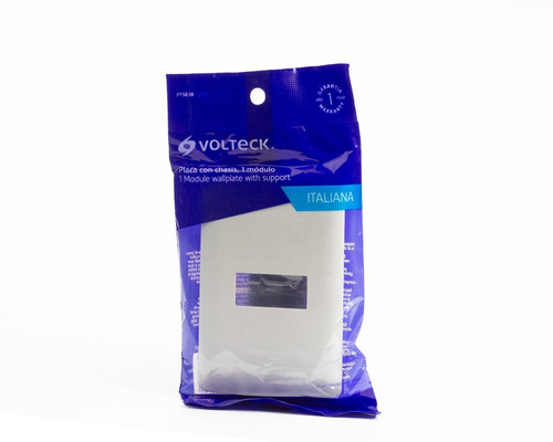 Placa Con Chasis De 1 Modulo Volteck 48134