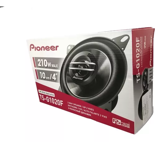 PIONEER Pareja de Altavoces Para Coche TS-G1020F 4/10cm 210WMax