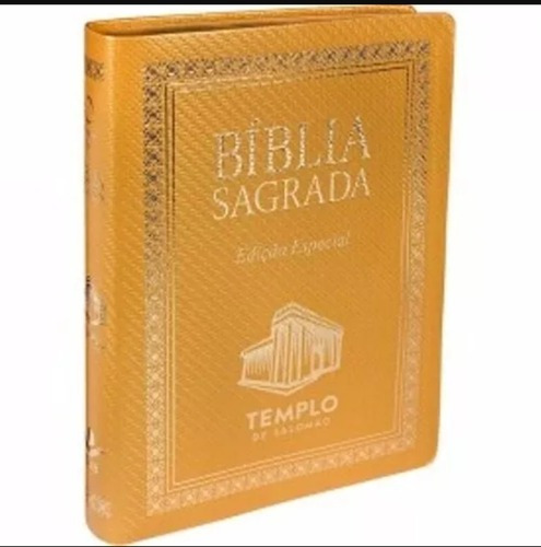 Bíblia Sagrada - Templo Salomão - Edição Dourada