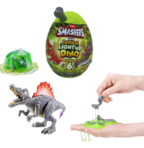 激安ブランド Com Dino Lightup Jurassic Smashers Zuru Ovo Som Surpresas 6 トップス