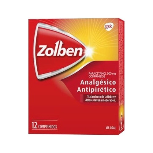 Zolben® Blister X 12 Comprimidos - Paracetamol 500mg 