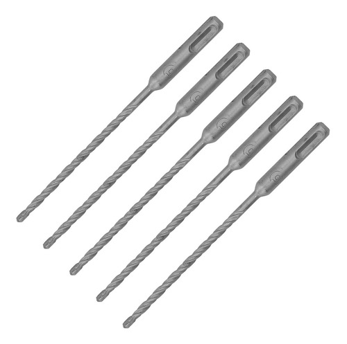 Brocas De Impacto, 5 Unidades, 160 Mm De Longitud, 2 Ranuras