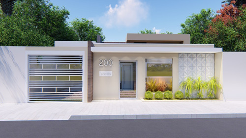 Imagem 6 de 10 de Planta De Casa 2 Quartos - Projeto Arquitetônico Completo