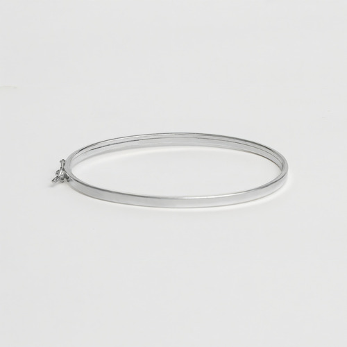 Bracelete Fio Em Prata De Lei 925 Comprimento 6 cm Cor Prata 925