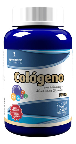 Colágeno Hidrolizado + Vitaminas Y Minerales - 120 Cápsulas