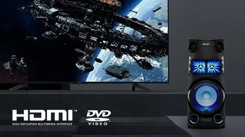 Imagen 8 de 9 de Minicomponente Sony Mhc-v43d Negro Bluetooth V43 43 Dscuento