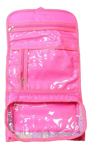 Cartuchera Escolar Plegable Simones Mushi Color Rosa Lisa