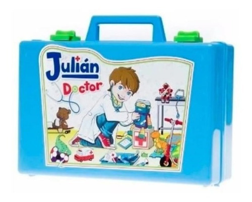 Imagen 2 de 4 de Valijita Doctor Maletin Julian Con Accesorios De Juliana Ful