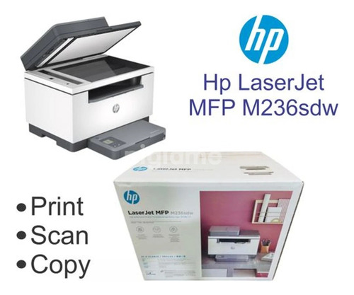 Impresora Hp M236sdw Multifunción Laser Blanco Y Negro- Bole