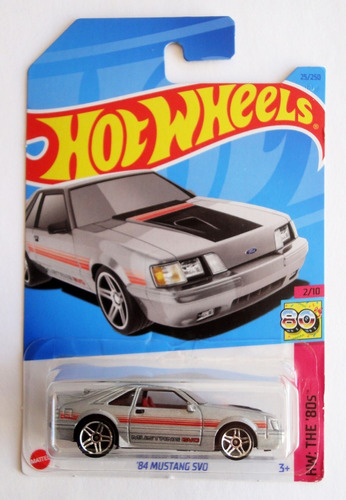 Hot Wheels 2023, '84 Ford Mustang Svo - 25/250 - ( Plata )