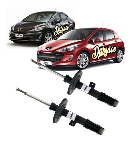 Kit X2 Amortiguadores Delanteros Peugeot 308 408 C4 Lounge